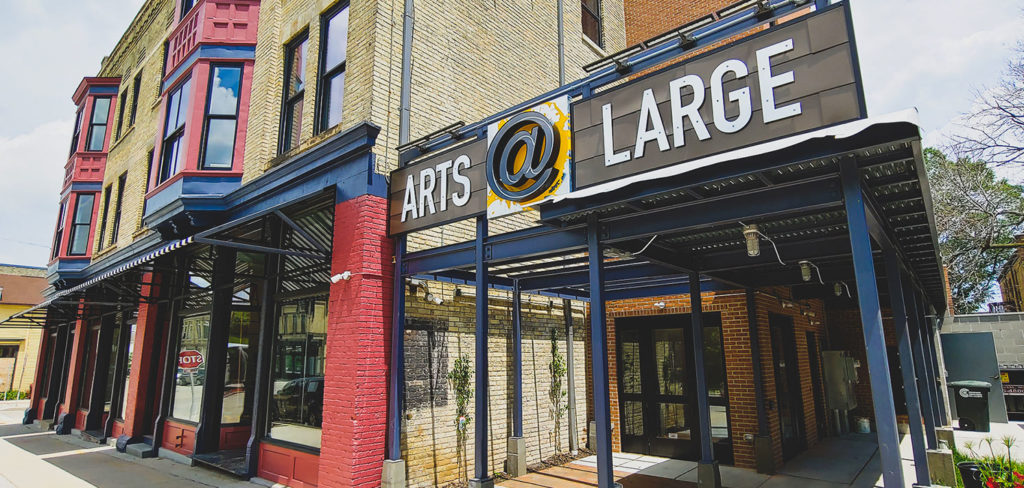 Front entrance to Arts @ Large Community Center