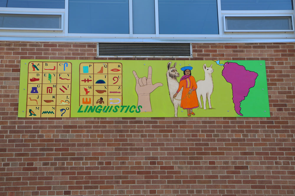 Example of a school beautification project